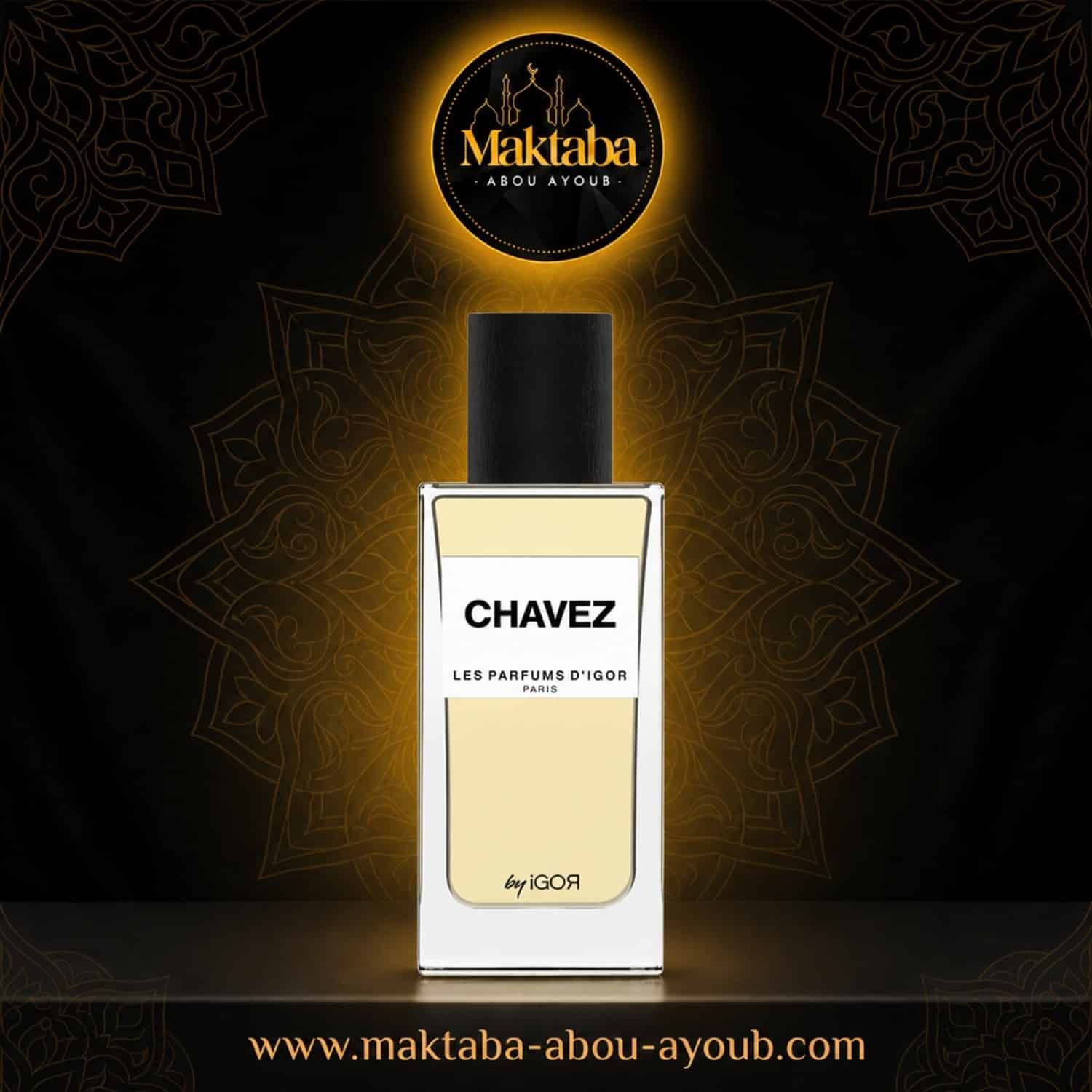 Flacon Chavez Les Parfums d'Igor - eau de parfum mixte épicée 50 ml - Maktaba Abou Ayoub