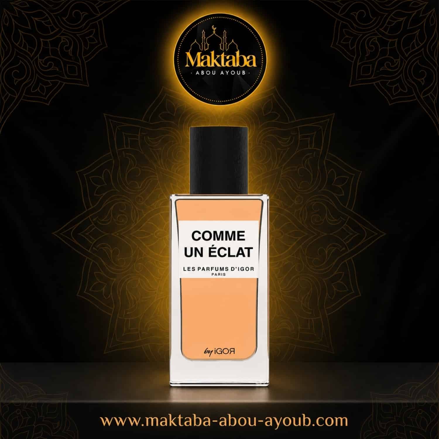 Flacon Comme un Éclat Les Parfums d'Igor - eau de parfum femme au café noir 50 ml - Maktaba Abou Ayoub