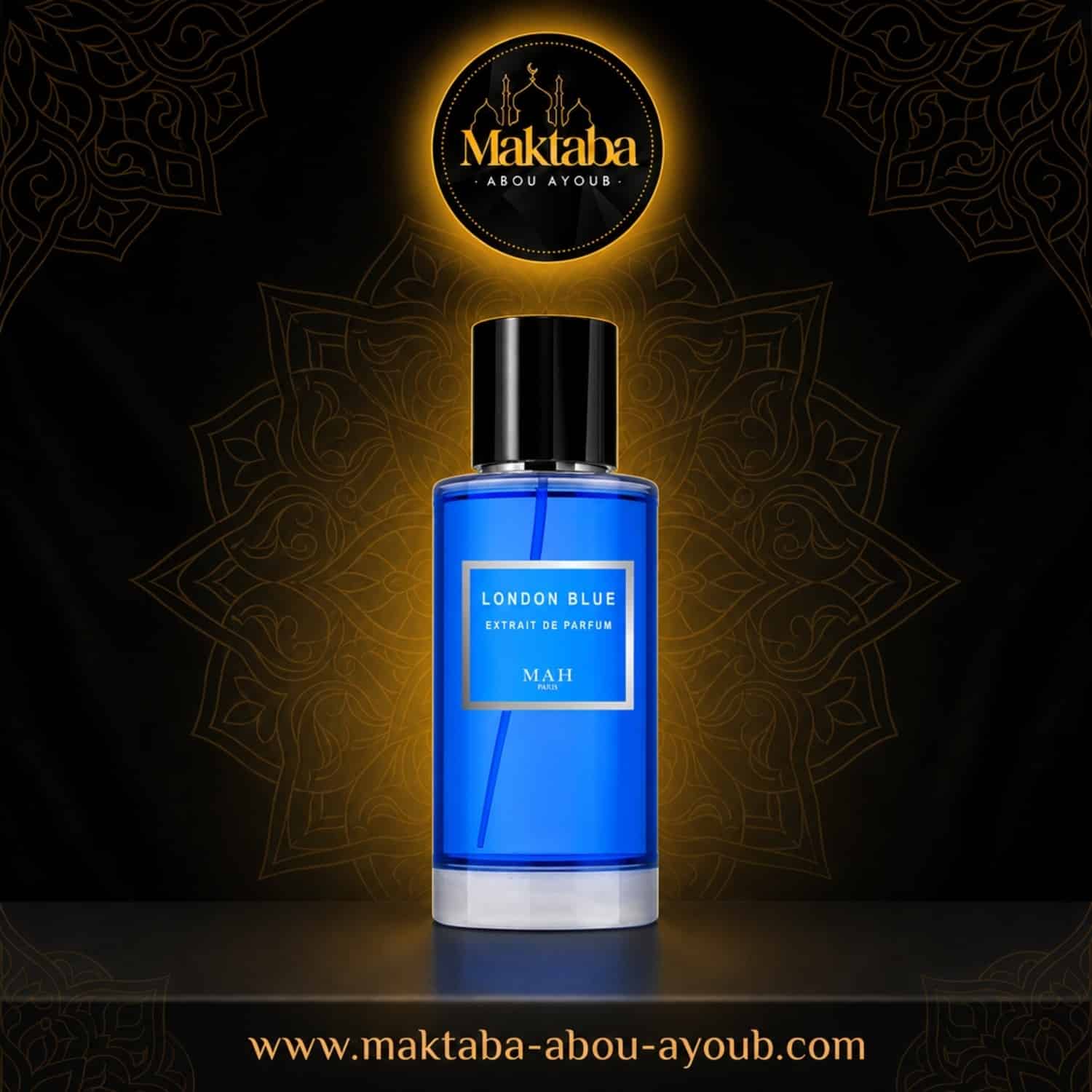 Flacon London Blue M.A.H, extrait de parfum 50 ml