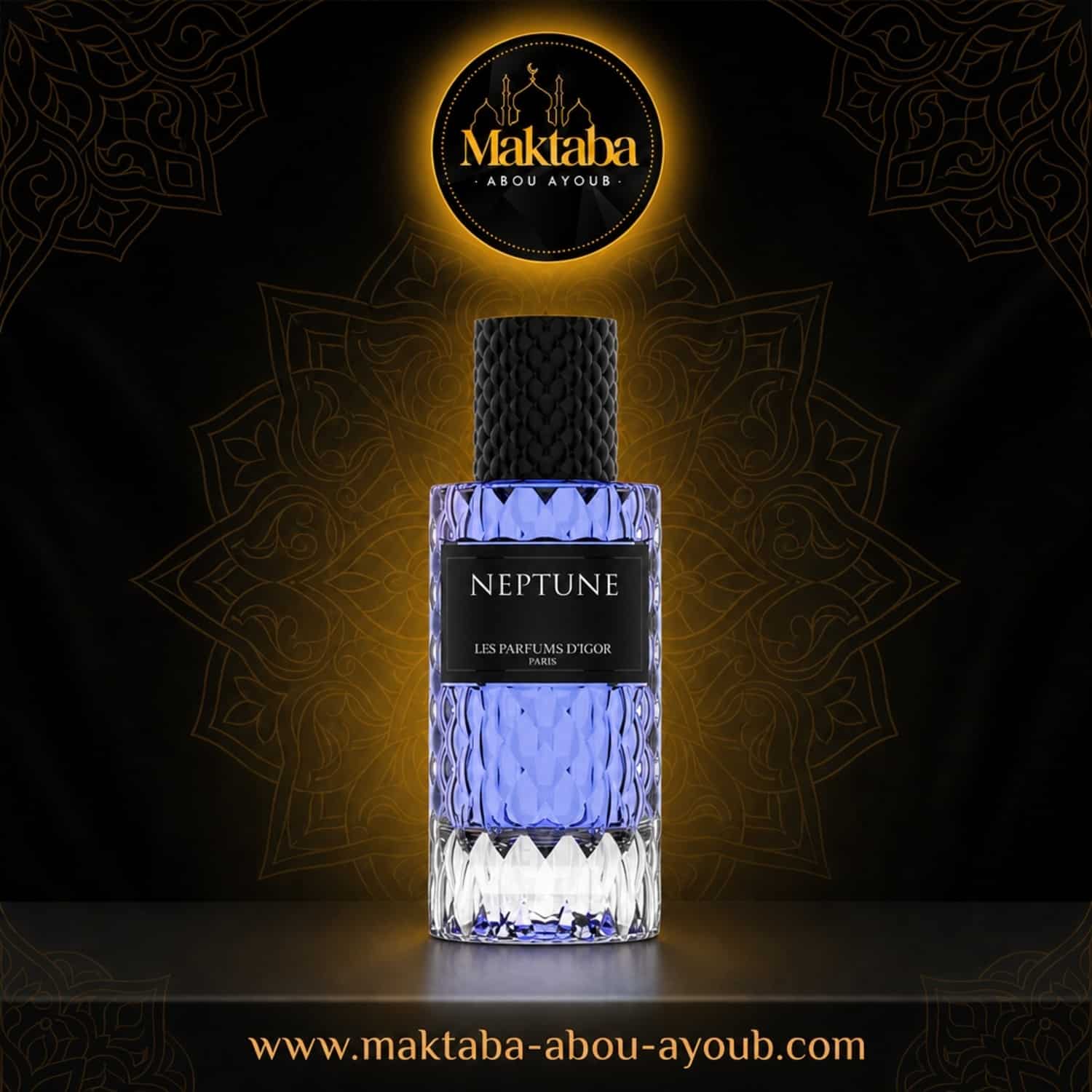 Flacon Neptune Les Parfums d'Igor - eau de parfum mixte 50 ml - Maktaba Abou Ayoub