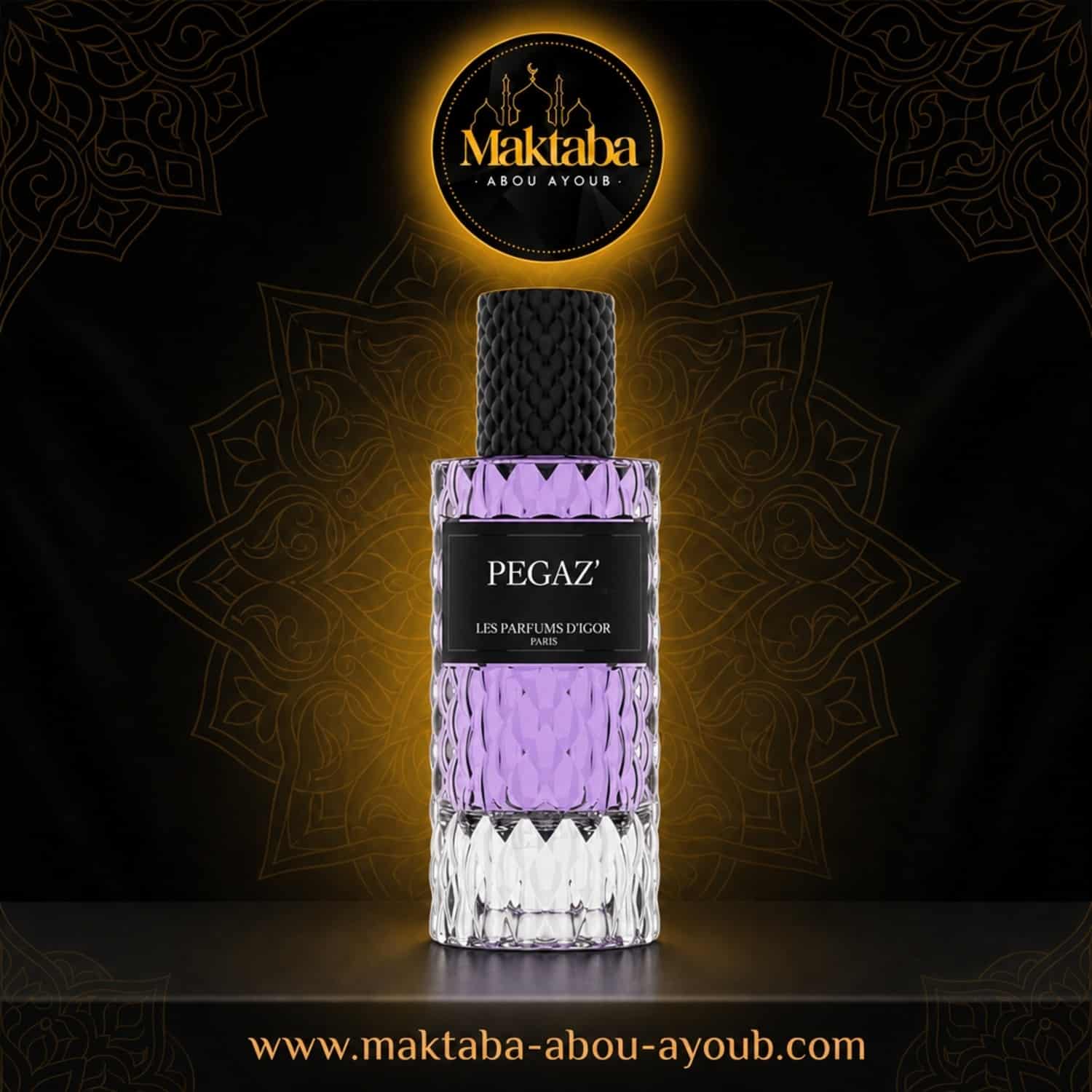 Flacon Pegaz' Les Parfums d'Igor - eau de parfum mixte boisée 50 ml - Maktaba Abou Ayoub